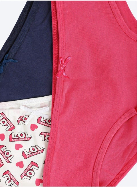 Pack of 3 Colored Bikini Panties