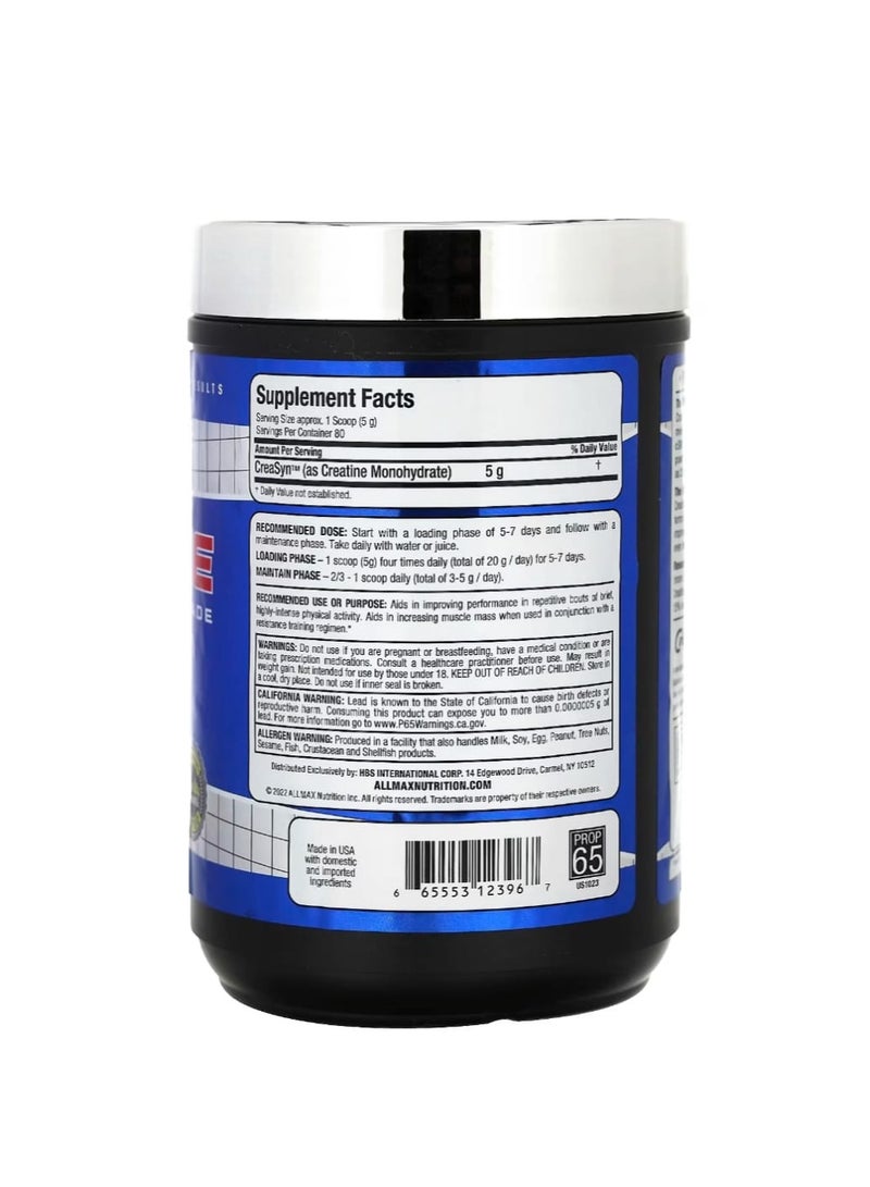 أول ماكس كرياتين Allmax الصيدلاني بدون نكهة 14.11 أونصة (400 جم) - Image 2