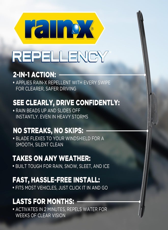 راين إكس عبوة واحدة من طارد المطر Rain-X مقاس 15 بوصة - Image 2