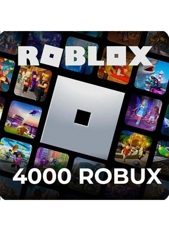 Global 4000 Points Robux Gift Card