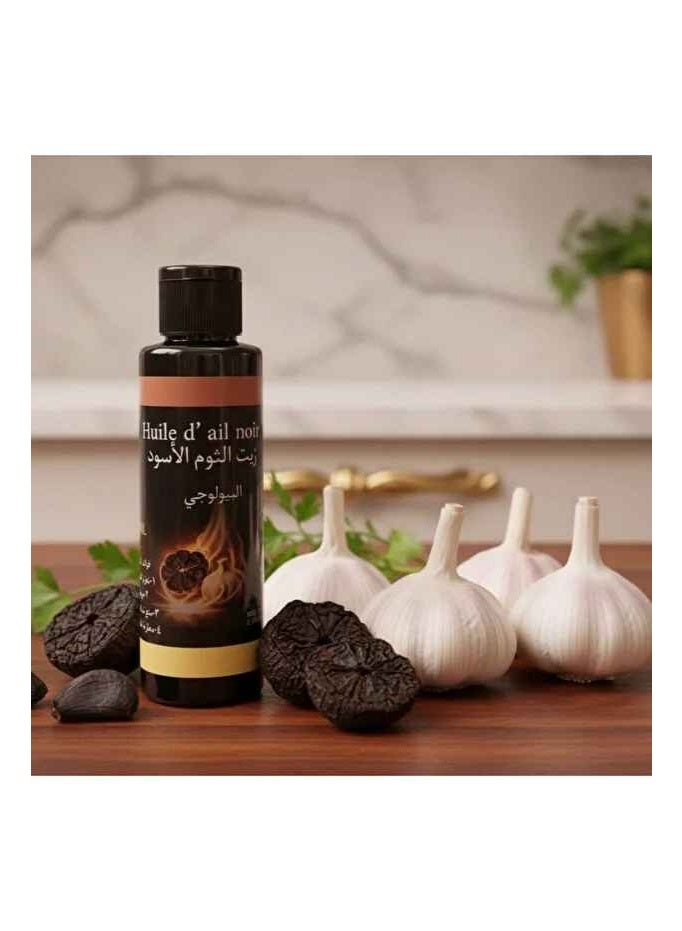 Organic black garlic oil for thickening and strengthening hair - Image 1