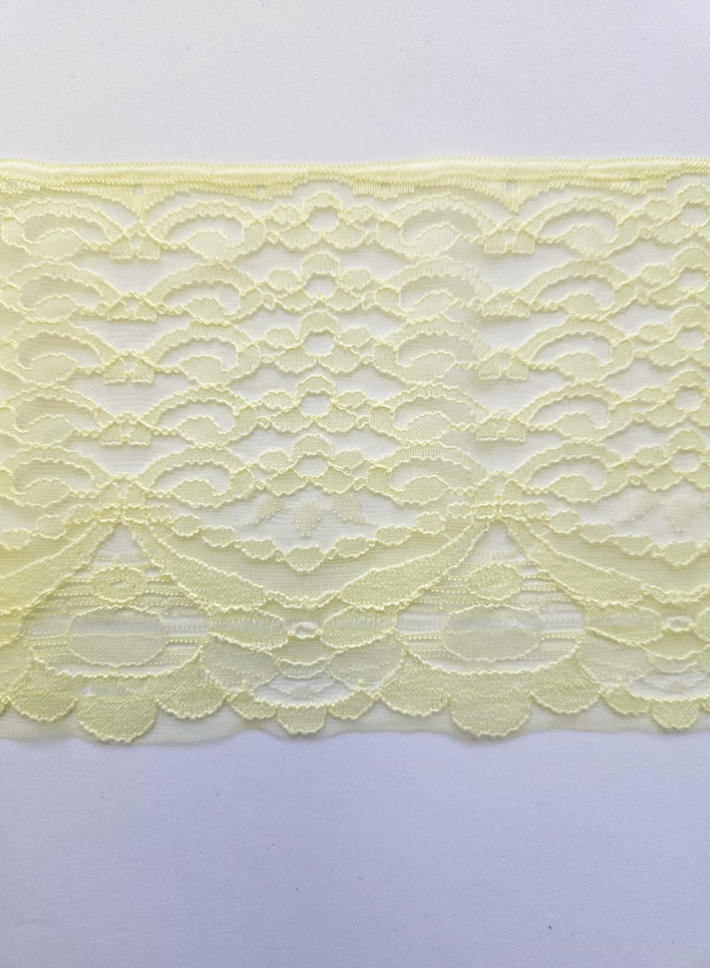 Yellow Net, 13.5 yards, Sewing Lace Trim - Image 2