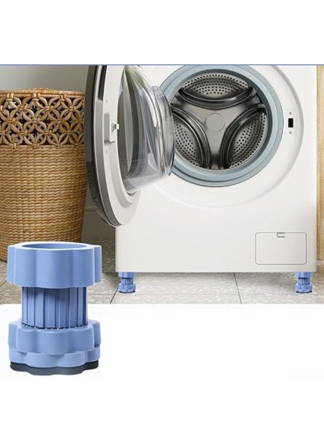 4 Pcs Heightening Pad for Washing Machine Plinth, Universal Avoid Vibration/Non-Slip/Vibration Damper for Washing Machines, Refrigerators. - Image 5