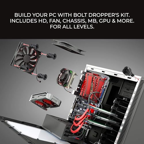 Bolt Dropper 502pcs Computer Screw Assortment Kit - Standoffs Screws for HDD Hard Drive, Fan, Chassis, ATX Case, Motherboard, Case Fan, Graphics, SSD, Spacer - DIY PC Installation and Repair Set - Image 4