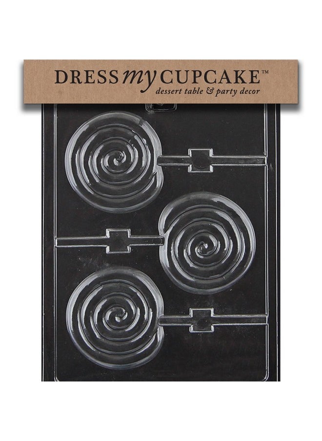 Dress My Cupcake Dress My Cupcake Chocolate Candy Mold, Swirl Lollipop 