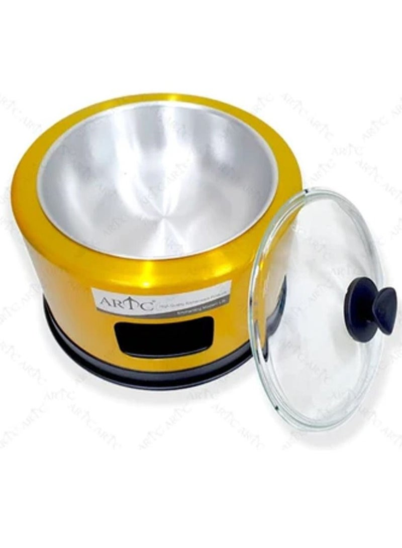 ARTC ARTC Gold Buffet Dish With Glass Lid  - Image 3