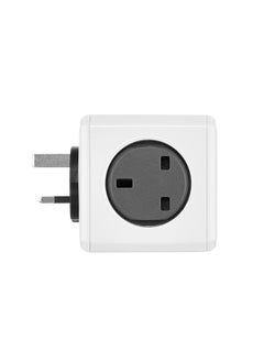Allocacoc PowerCube Original 4 Sockets 2 USB Ports Grey  - Image 4
