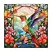 PPuzzling Hummingbird Puzzles for Adults 1000 Pieces Stained Glass Spring Bird Flower Impossible Art Puzzle Hard Challenging Bird Garden Jigsaw Puzzle as Home Wall Art Decor - Image 2