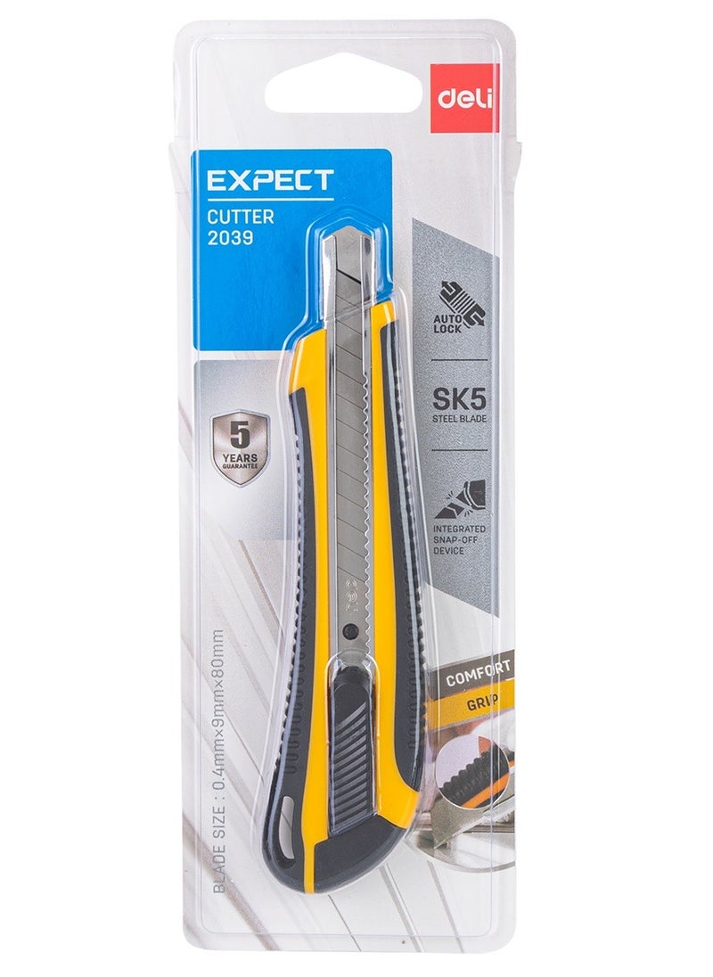 Deli Deli Soft Touch Utility Cutter Knife  - Image 1