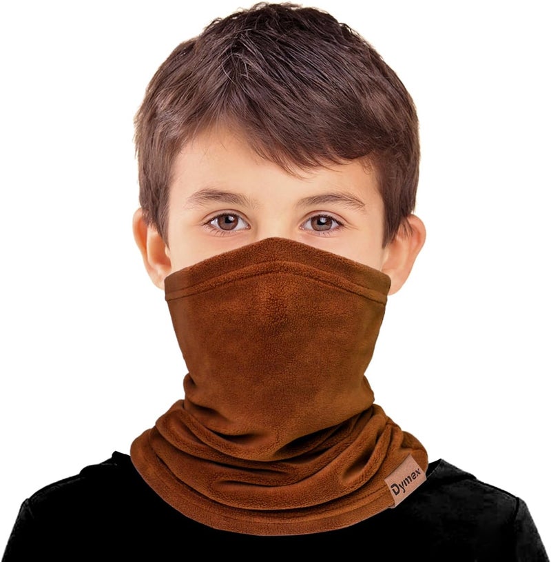 Dymex 2 PCS Kids Neck Warmer Gaiter Winter Fleece Neck Cover Balaclava Windproof Face Cover Mask for Ski Motorcycle - Image 2