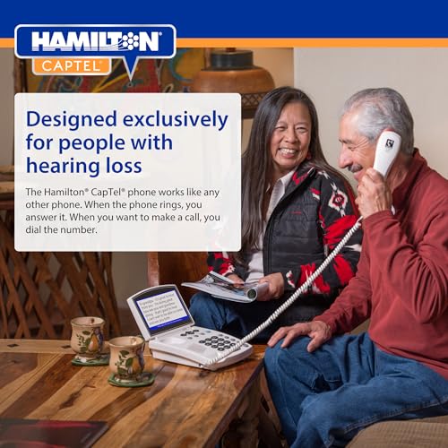 Hamilton CapTel 840i Captioned Telephone, Hearing Impaired Phones, Auto/Assisted Captions & Volume Control up to 40dB, Conventional Button Menu Navigation, Wi-Fi, Answering Machine & Speakerphone - Image 2