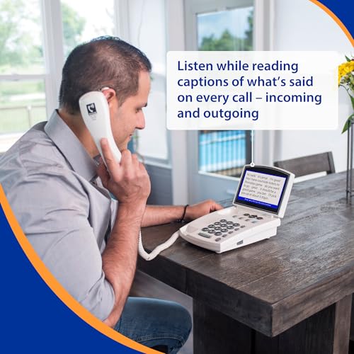 Hamilton CapTel 840i Captioned Telephone, Hearing Impaired Phones, Auto/Assisted Captions & Volume Control up to 40dB, Conventional Button Menu Navigation, Wi-Fi, Answering Machine & Speakerphone - Image 3