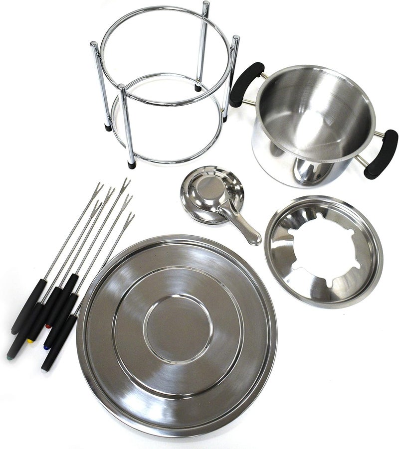 Norpro Stainless Steel 10 Piece Fondue Set - Image 3