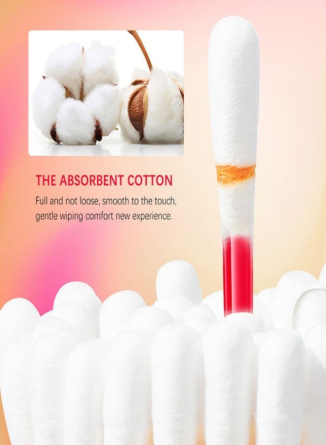 SWETIYOU Lip Tint Cotton Swab, 20 Pcs Waterproof Non-Stick Cotton Swab Lipstick Long Lasting Q Tip Lip Tint Stain, Cute Lip Makeup Products(Pomegranates) - Image 4