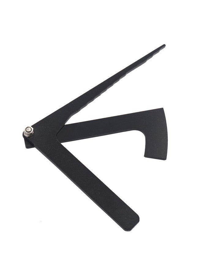 Vgoohobby Metal 3 In 1 Rc Scale Adjustable Measurement Wheel Height Rim Camber Gauge Angle Ruler Tool For 1/8 1/10 Rc Car Truck Tire Black… - Image 5