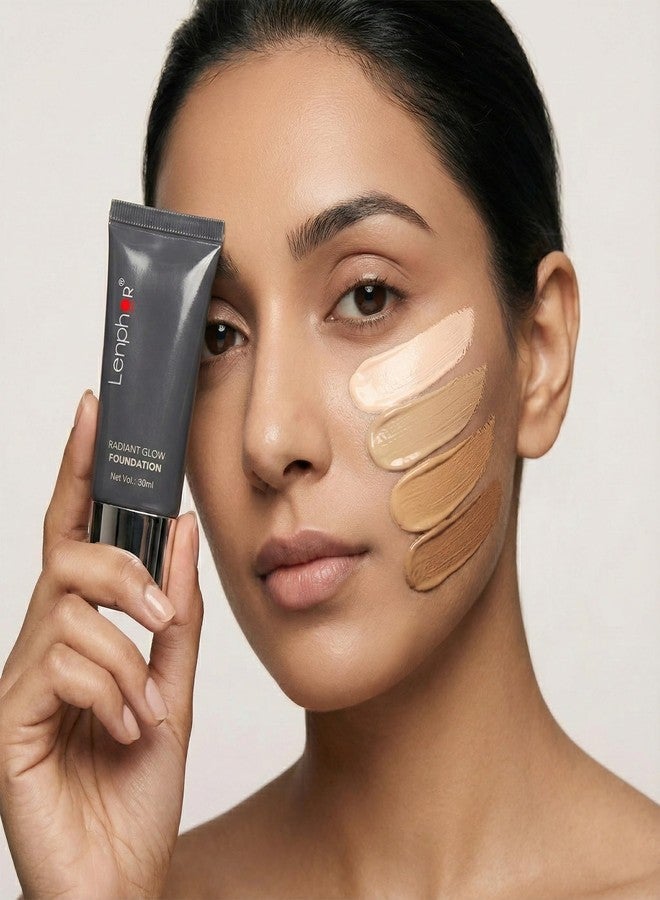 لينفور كريم أساس لينفور راديانت جلو، مع حمض الهيالورونيك وفيتامين هـ لترطيب البشرة، تركيبة خفيفة الوزن ونباتية، لمسة نهائية ندية ومشرقة - 30 مل (عاجي) - Image 2