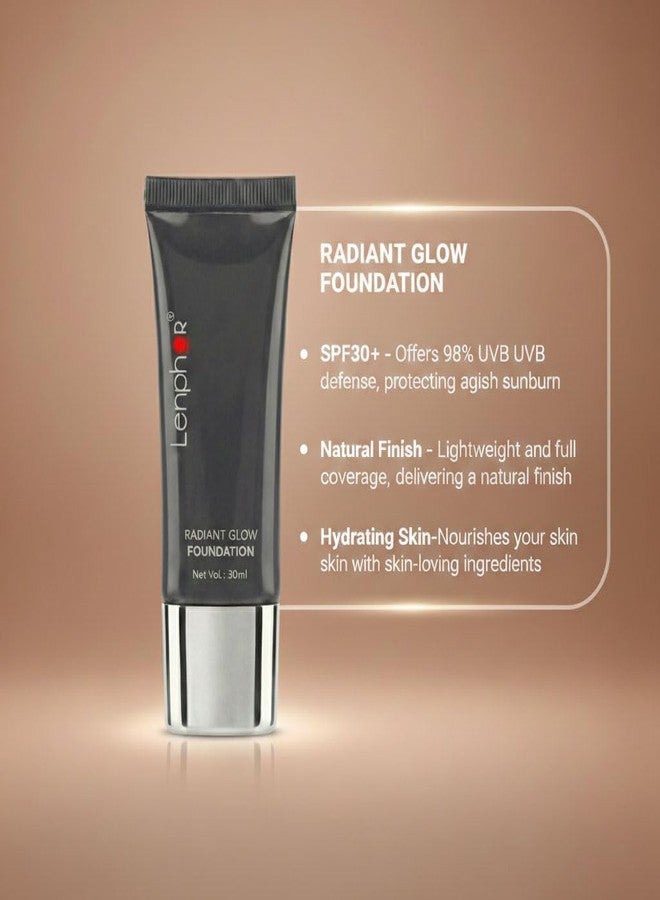 لينفور كريم أساس لينفور راديانت جلو، مع حمض الهيالورونيك وفيتامين هـ لترطيب البشرة، تركيبة خفيفة الوزن ونباتية، لمسة نهائية ندية ومشرقة - 30 مل (عاجي) - Image 4