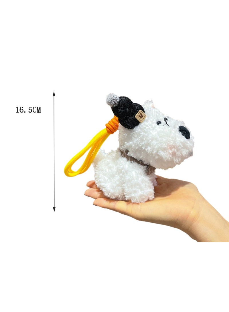 16 CM Cute Dog Plush Toy Widgets Backpack Key Pendant For Girls And Boys All Ages Gift（Style 5） - Image 2