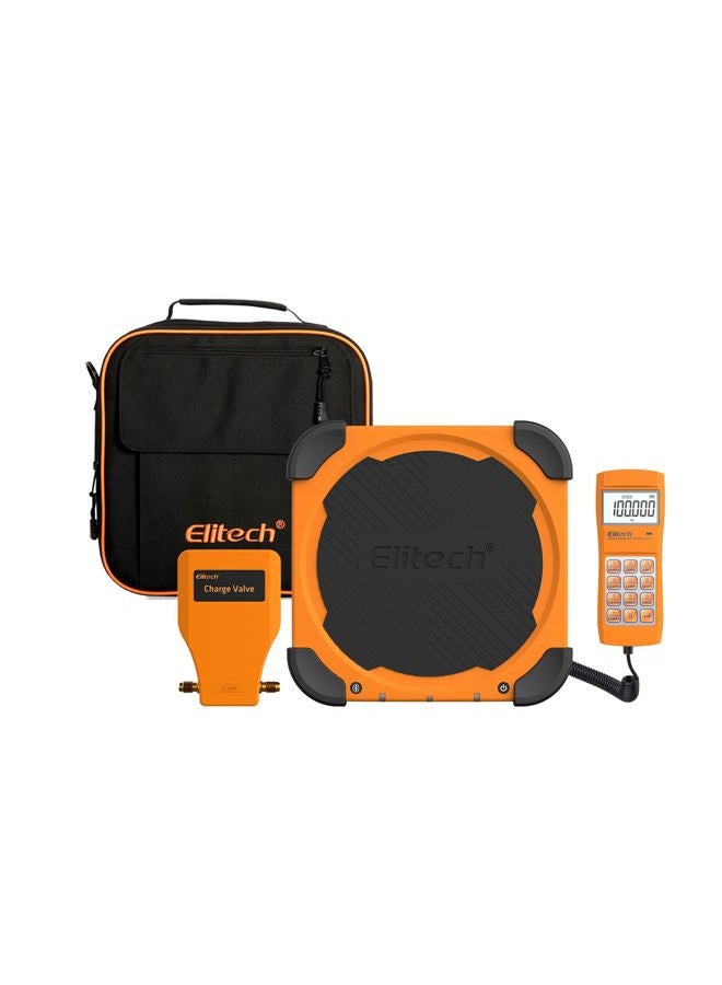 Elitech LMC-300 Electronic Refrigerant Charging/Recovery Scale HVAC A/C Wired Remote,Weight Scale 220lbs/100kgs - Image 1