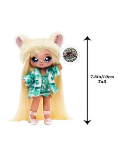 Na! Na! Na! Surprise Na! Na! Na! Surprise 19cm Victoria Grand Doll - Glam Series 1, Collectible Soft Fashion Doll with Metallic Chihuahua Purse  - Image 3