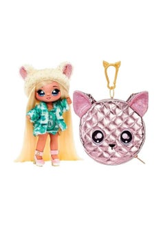 Na! Na! Na! Surprise Na! Na! Na! Surprise 19cm Victoria Grand Doll - Glam Series 1, Collectible Soft Fashion Doll with Metallic Chihuahua Purse  - Image 1