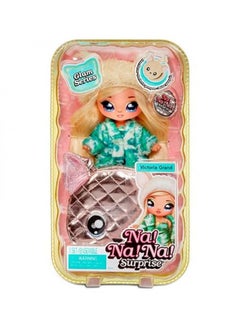 Na! Na! Na! Surprise Na! Na! Na! Surprise 19cm Victoria Grand Doll - Glam Series 1, Collectible Soft Fashion Doll with Metallic Chihuahua Purse  - Image 2