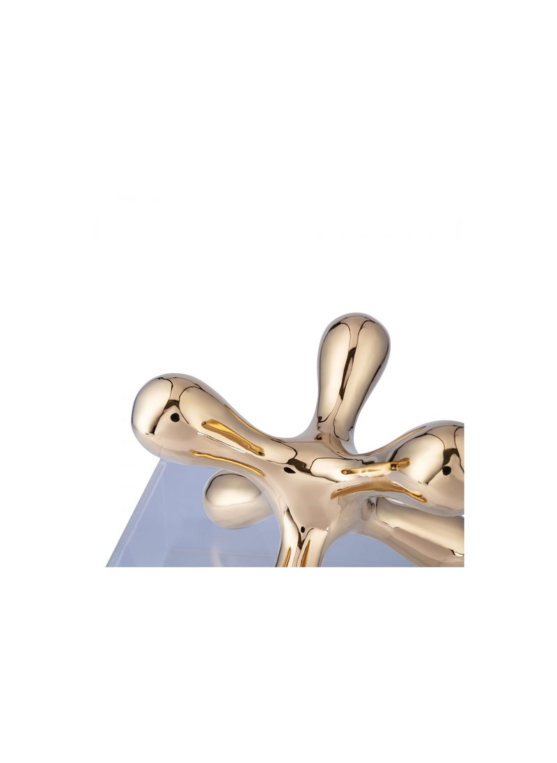 Pan Home - Splesk Decor Accent 20x20x15.5cm Gold - Image 1