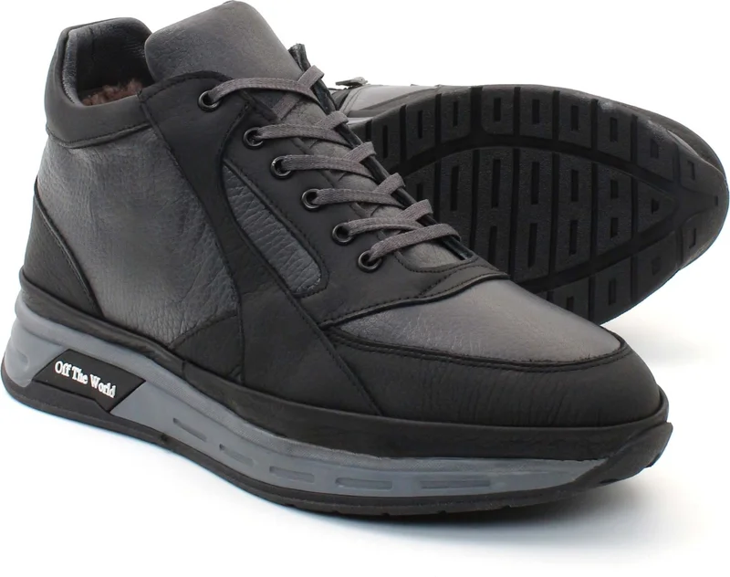 فاست ستيب Leather Fur Men's Sports Boots 722KMA317