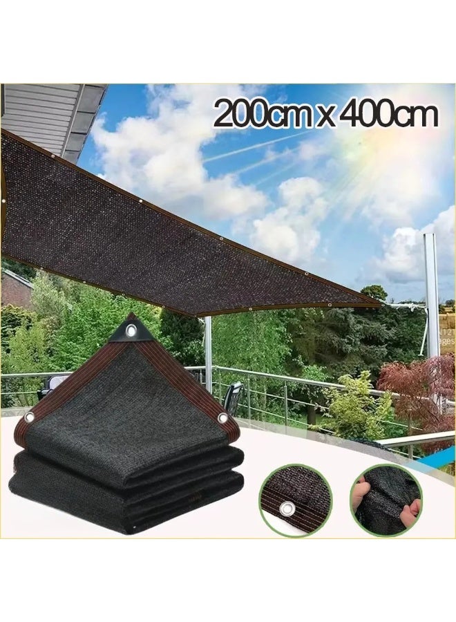 Outdoor Garden Sunshade Net, UV Protection HDPE Sunscreen Cloth, 2x4m - Image 1