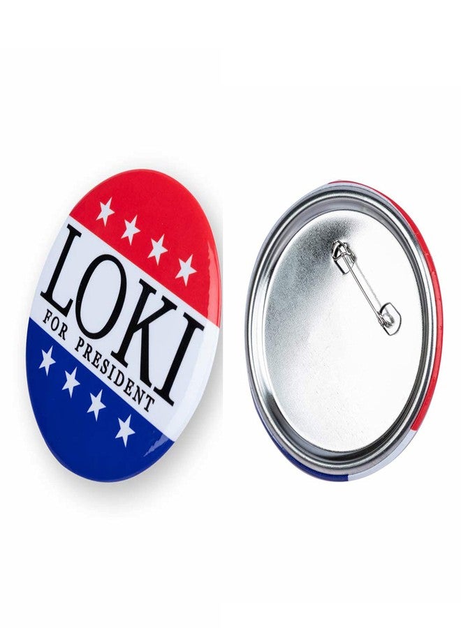 CAFELE Superhero President Pin Costume Cosplay, Patriotic Badge Button Acrylic Brooch Pins for Halloween Masquerade Costume Accessories - Image 4