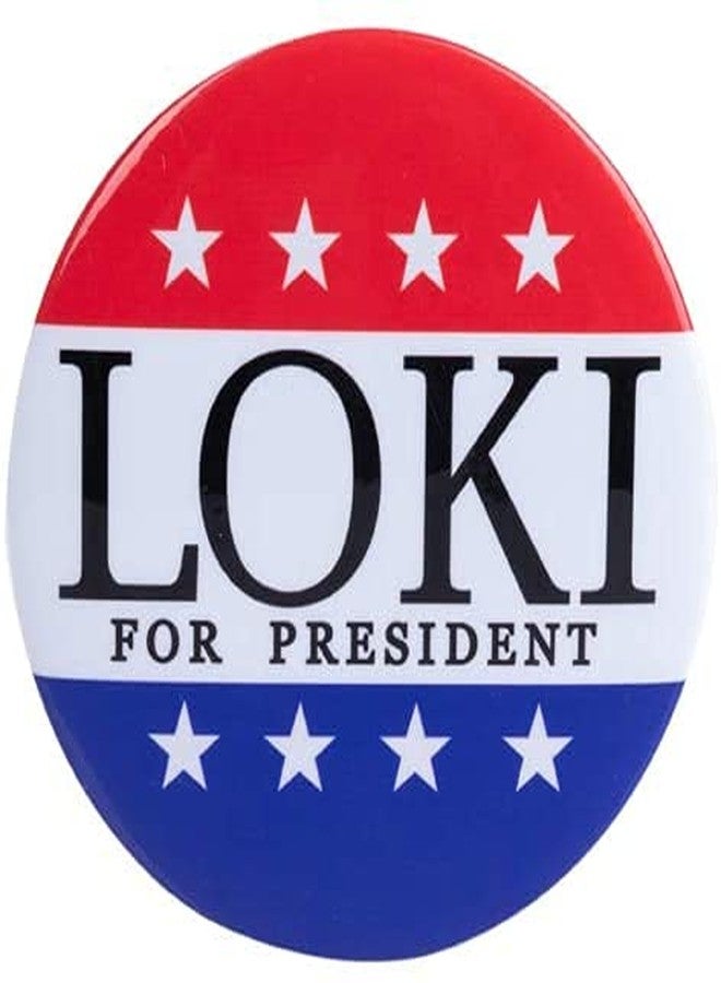 CAFELE Superhero President Pin Costume Cosplay, Patriotic Badge Button Acrylic Brooch Pins for Halloween Masquerade Costume Accessories - Image 1