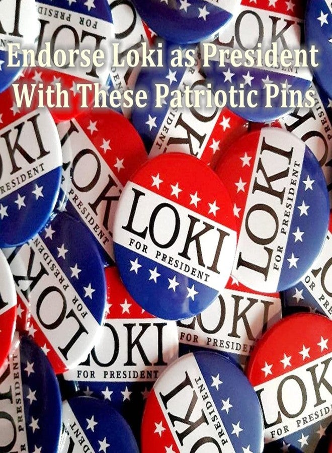 CAFELE Superhero President Pin Costume Cosplay, Patriotic Badge Button Acrylic Brooch Pins for Halloween Masquerade Costume Accessories - Image 5