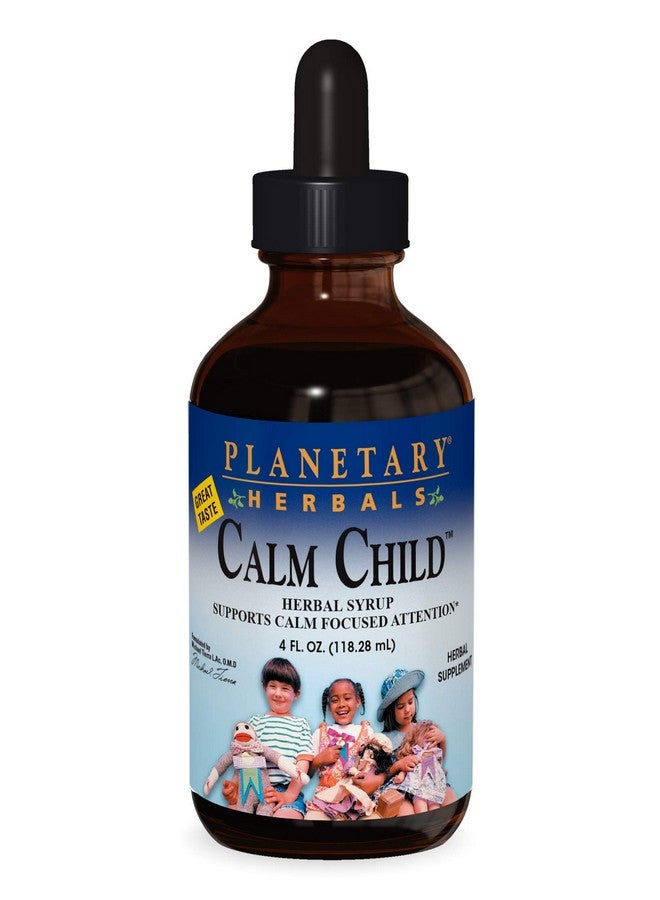 Planetary Herbals Calm Child Herbal Syrup - Includes Soothing Botanicals Chamomile, Lemon Balm, Catnip & More - 4oz - Image 1