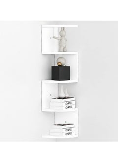 Corner Shelf - 5 Tier Floating Shelves for Wall, 5 Tier Corner Shelf Stand, Modern Decorative Shelves for Bedrooms and Living Rooms (white) - pzsku/Z706A4F5043C8EADE075FZ/45/_/1717480806/8679adf4-a953-4ed3-92c3-7526459e38d5