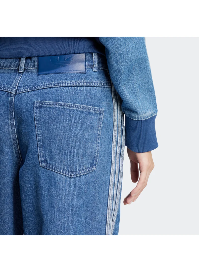 اديداس اوريجينالز Adicolor Denim 3 Stripes Trackpants