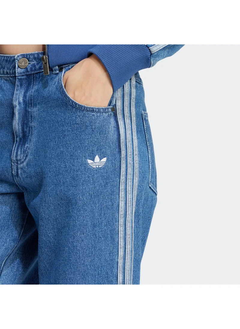 اديداس اوريجينالز Adicolor Denim 3 Stripes Trackpants
