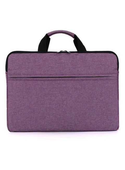 Strapless Laptop Sleeve,15.6 Inch Water Resistant Durable Computer Carrying Case,15.6 inch for HP, Dell, Acer Aspire, Asus Notebook, Laptop Protective Case with Pocket,Handle（Purple）