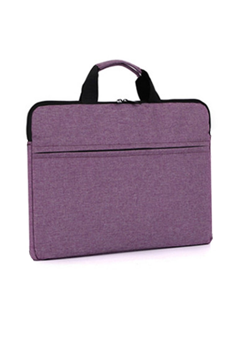 Strapless Laptop Sleeve,15.6 Inch Water Resistant Durable Computer Carrying Case,15.6 inch for HP, Dell, Acer Aspire, Asus Notebook, Laptop Protective Case with Pocket,Handle（Purple）  - Image 2