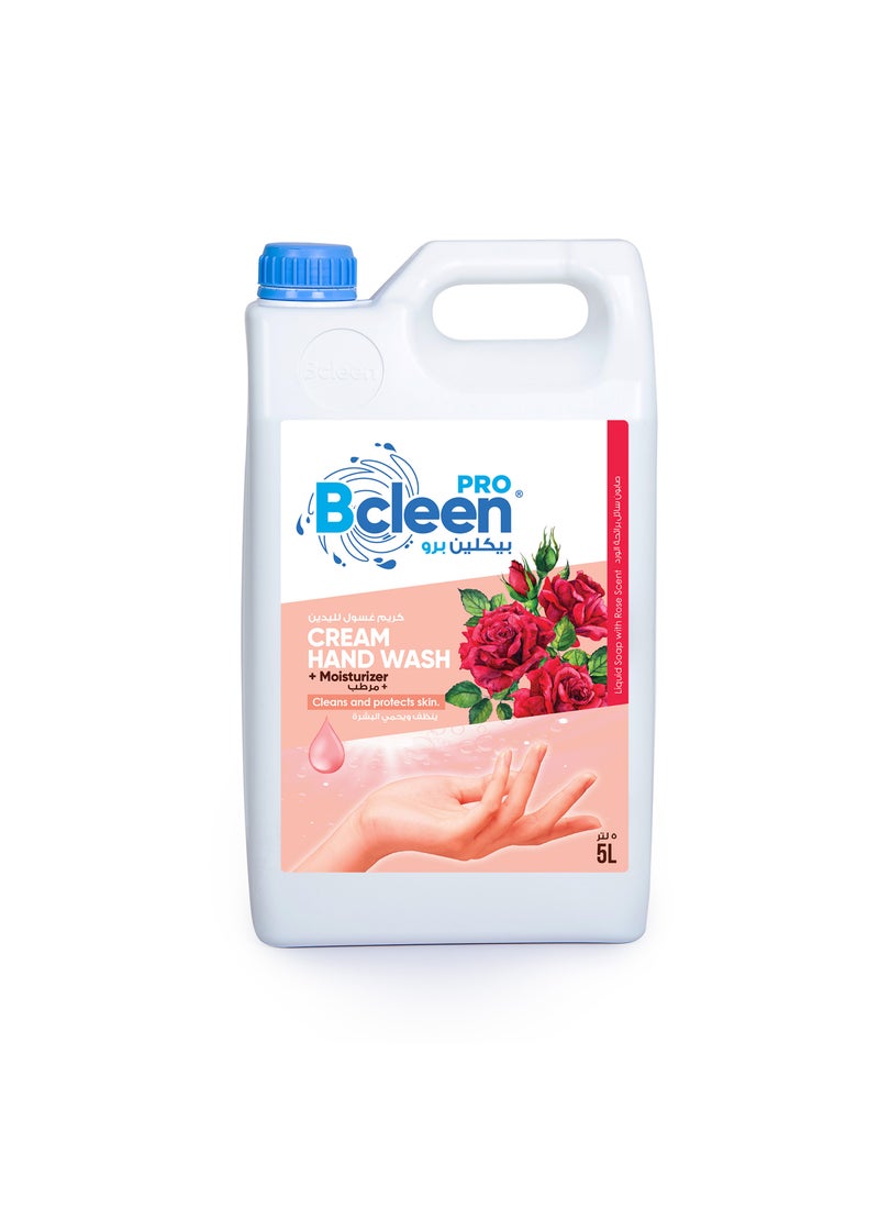 Bcleen Cream Hand Wash With Moisturizer Rose Scent - Image 1