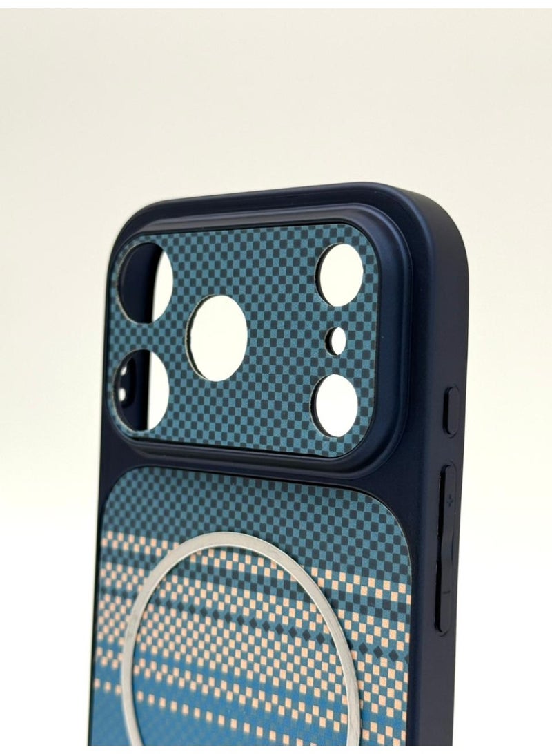 general غطاء PITAKA MagEZ لجهاز iPhone 17 Pro Max – غطاء مغناطيسي فائق النحافة من ألياف الأراميد – نسيج دمج 1500D، خفيف الوزن وقوي - Image 3