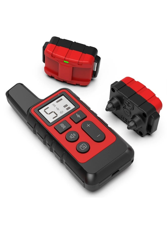 general Bark Collar for Dogs Rechargeable Automatic Anti-barking Device Dog Training Device Recognizes Dog Barking Smart Electric Shock Collar One against two - Image 1