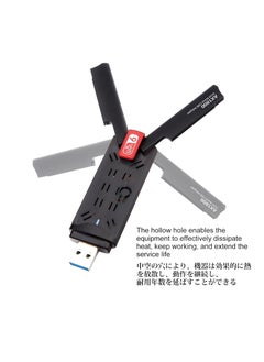 General USB WiFi 6 Adapter  AX1800 USB3.0 Dual Band 2.4GHz/5GHz 802.11ax Wireless Network Adapter for Desktop  Laptop  - Image 3