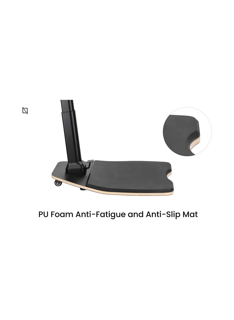 NAVODESK Active Stool By Navodesk Ergonomic Leaning Chair Sit Stand Stool with Anti Fatigue Mat - Image 4