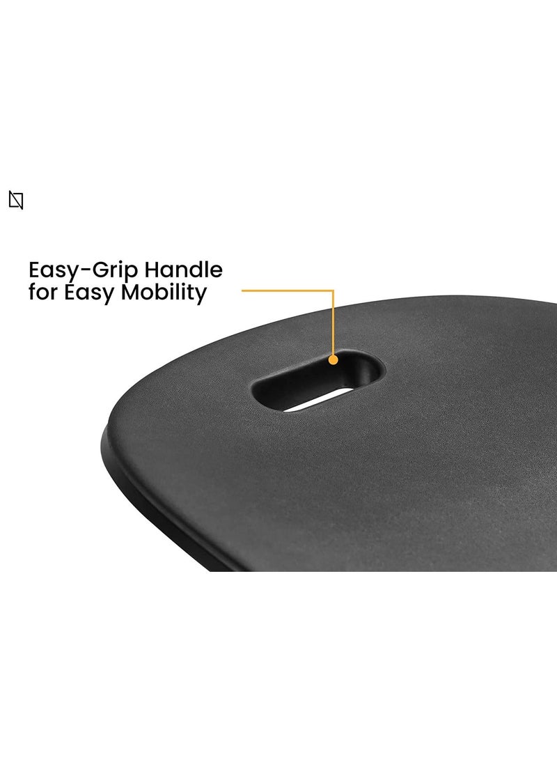 NAVODESK Active Stool By Navodesk Ergonomic Leaning Chair Sit Stand Stool with Anti Fatigue Mat - Image 3