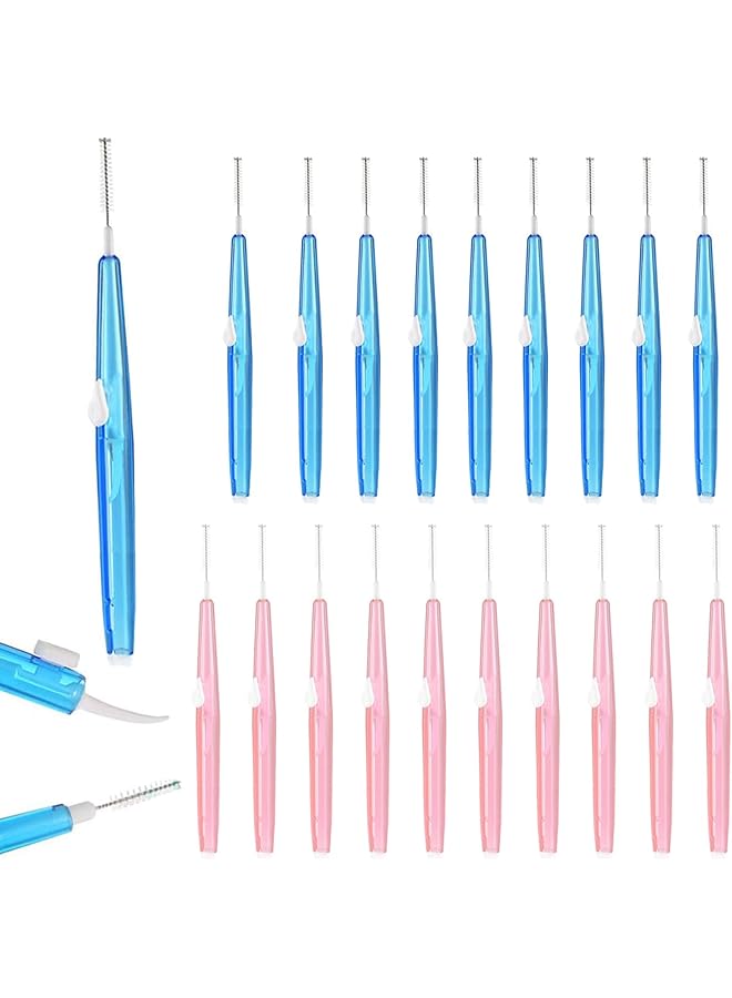 promass 2 in 1 Shower Head Cleaning Brush Tools for Small Hole, Double-Head Small Hole Blockage Cleaning Tool for Shower Head, Shattaf Head, Faucet, Phone Earpieces, Printer Heads, Gaps Nozzles - Image 1