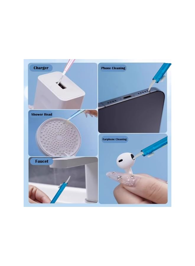 promass 2 in 1 Shower Head Cleaning Brush Tools for Small Hole, Double-Head Small Hole Blockage Cleaning Tool for Shower Head, Shattaf Head, Faucet, Phone Earpieces, Printer Heads, Gaps Nozzles - Image 5