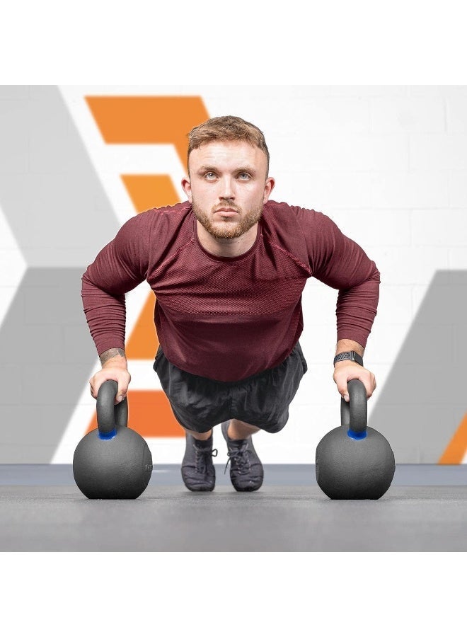 سبورت كيو كايتل بيل حديد صلب مانع للصدأ من سبورت كيو®️ أداة تدريب متكاملة لتمارين السكوات، القوة، الكارديو، وحرق الدهون داخل المنزل وداخل الجيم - Image 3