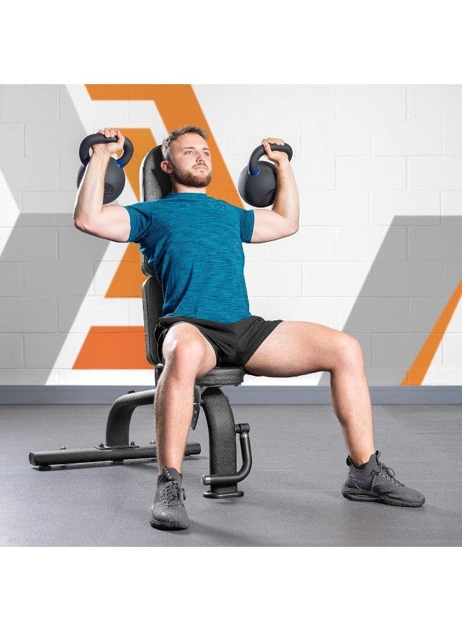 سبورت كيو كايتل بيل حديد صلب مانع للصدأ من سبورت كيو®️ أداة تدريب متكاملة لتمارين السكوات، القوة، الكارديو، وحرق الدهون داخل المنزل وداخل الجيم - Image 4