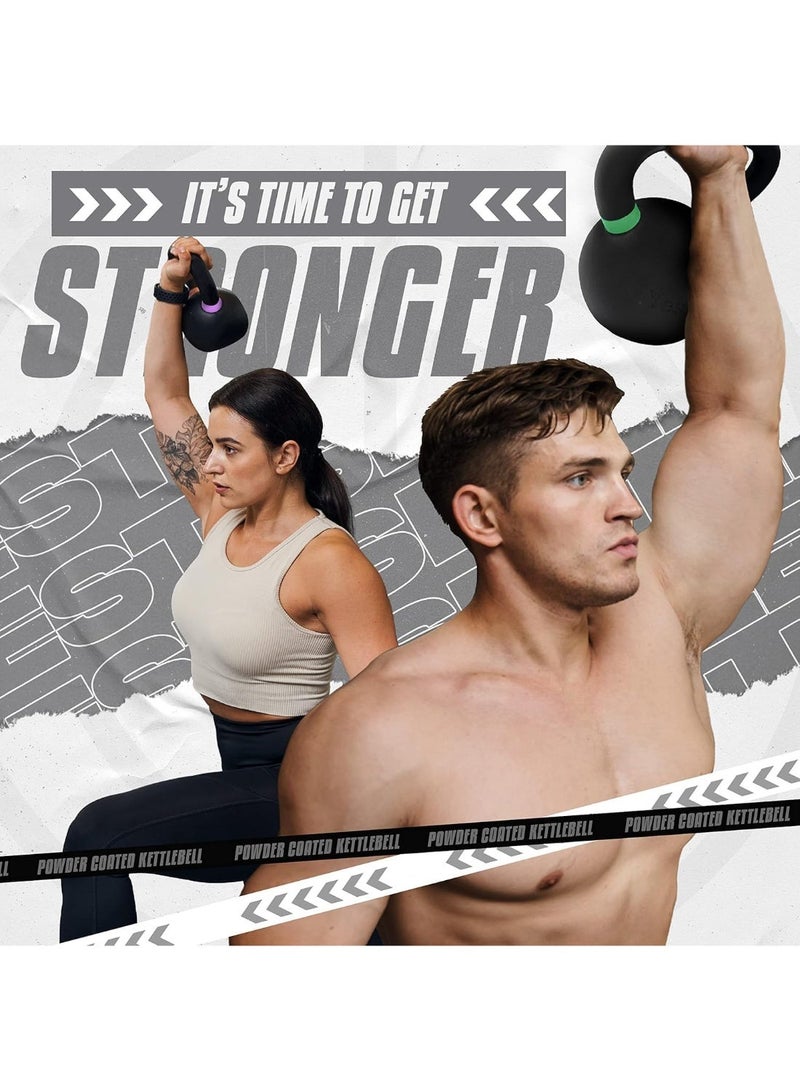 سبورت كيو كايتل بيل حديد صلب مانع للصدأ من سبورت كيو®️ أداة تدريب متكاملة لتمارين السكوات، القوة، الكارديو، وحرق الدهون داخل المنزل وداخل الجيم - Image 5