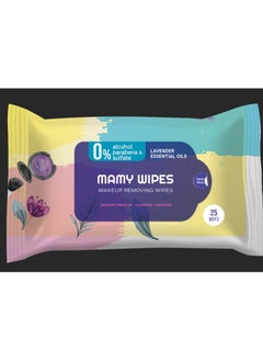 MAMY WIPES Mamy Wipes Makeup Remover Wipes 25 Pices  - Image 1